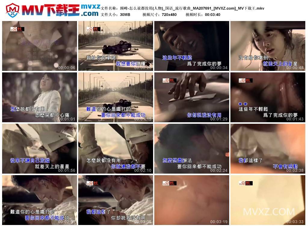 顾峰-怎么说都没用(人物)_国语_流行歌曲_MA207691